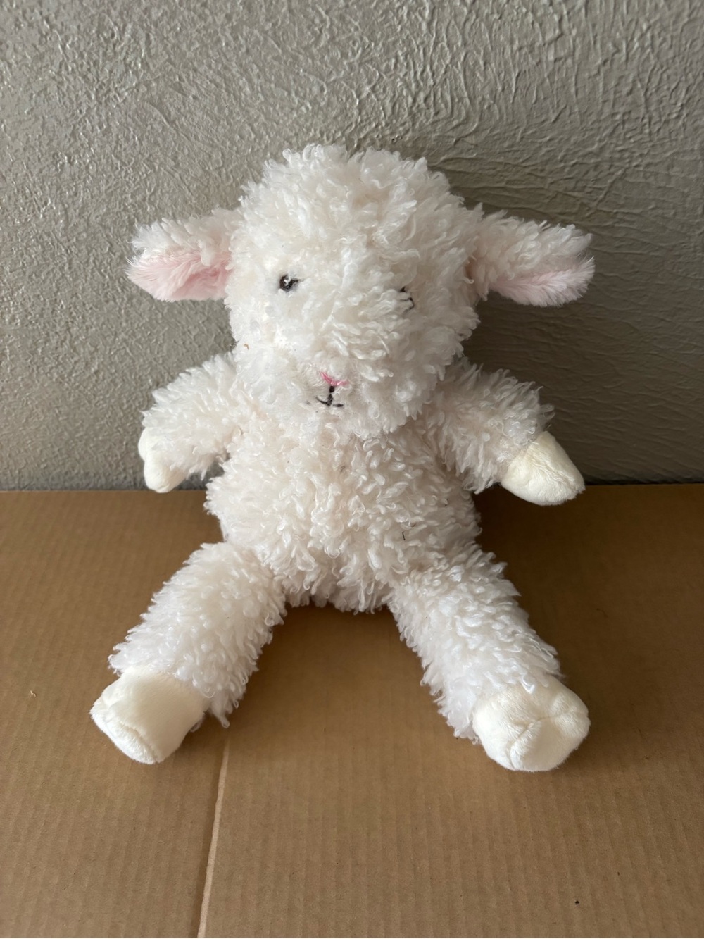 Pottery Barn Kids Sheep White Lamb Stuffed Animal 12inch Nursery